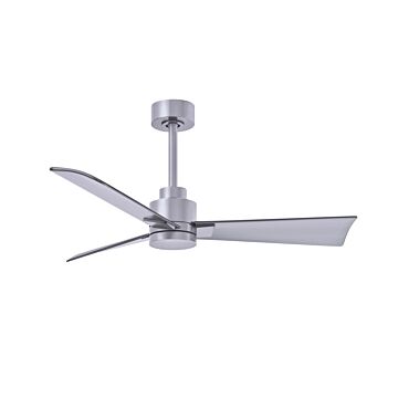 Alessandra 42" Ceiling Fan in Brushed Nickel by Matthews Fan Company