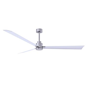 Alessandra 72" Ceiling Fan in Brushed Nickel by Matthews Fan Company