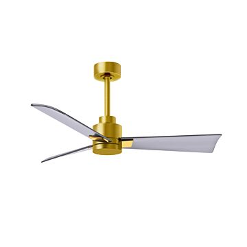 Alessandra 42" Ceiling Fan in Brushed Brass by Matthews Fan Company