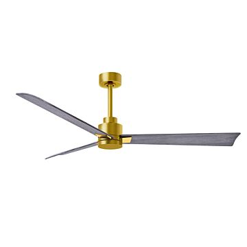 Alessandra 56" Ceiling Fan in Brushed Brass by Matthews Fan Company