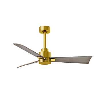 Alessandra 42" Ceiling Fan in Brushed Brass by Matthews Fan Company