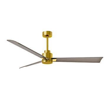 Alessandra 56" Ceiling Fan in Brushed Brass by Matthews Fan Company