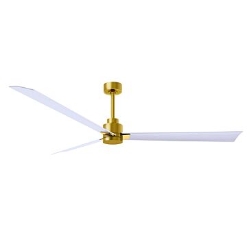 Alessandra 72" Ceiling Fan in Brushed Brass by Matthews Fan Company