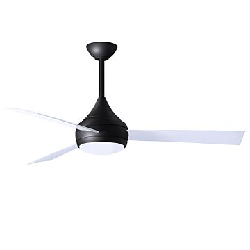 Donaire 52" Ceiling Fan in Matte Black by Matthews Fan Company