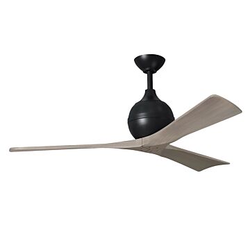 Irene-3 52" Ceiling Fan in Matte Black by Matthews Fan Company
