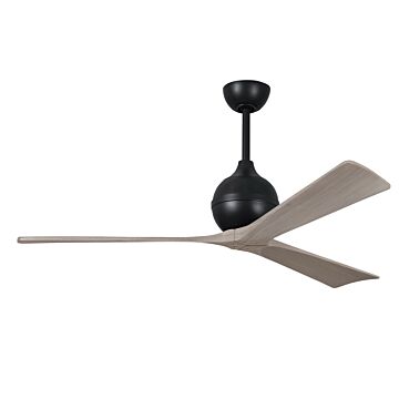 Irene-3 60" Ceiling Fan in Matte Black by Matthews Fan Company