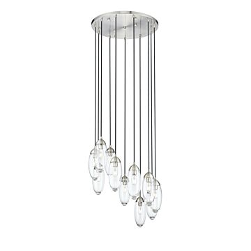Arden  Chandelier in Brushed Nickel by Z-Lite