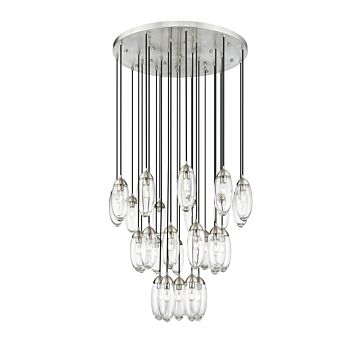 Arden 27 Light Chandelier in Brushed Nickel by Z-Lite