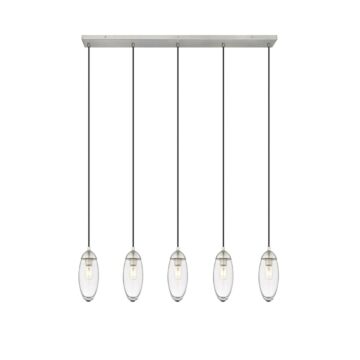 Arden  Linear Chandelier in Brushed Nickel by Z-Lite