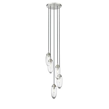 Arden  Chandelier in Brushed Nickel by Z-Lite