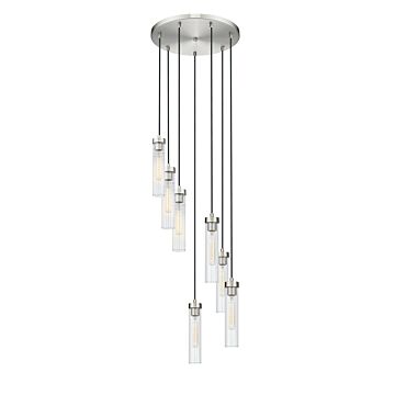 Beau  Chandelier in Brushed Nickel by Z-Lite