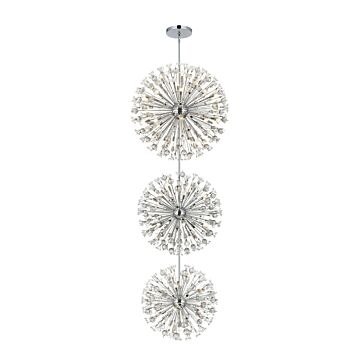 Vera 74-Light 7Chandelier in Chrome