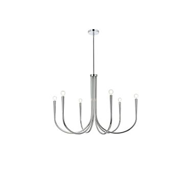 Layne 6-Light Chandelier in Chrome