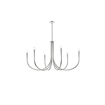 Layne 6-Light Chandelier in Chrome