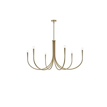 Layne 6-Light Chandelier in Gold