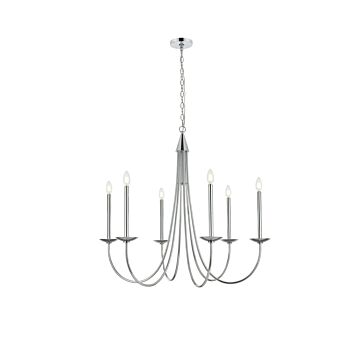 Cohen 6-Light Chandelier in Chrome