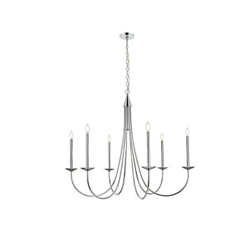 Cohen 6-Light Chandelier in Chrome
