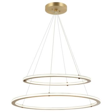 Victoria LED Pendant in Brushed Gold by Matteo Lighting
