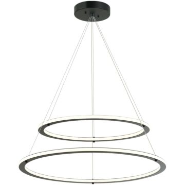 Victoria LED Pendant in Black by Matteo Lighting