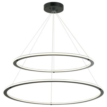Victoria LED Pendant in Black by Matteo Lighting