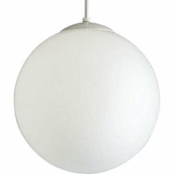 Opal Globes 1-Light Pendant in White