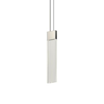 V Panels LED Pendant in Polished Chrome by Sonneman