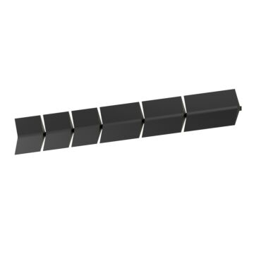 Turo LED Wall Kit in Satin Black by Sonneman