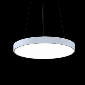 Pi LED Pendant in Satin White by Sonneman