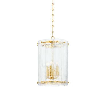Rio Six Light Lantern in Vintage Polished Brass by Corbett Lighting