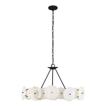 Cosmos Six Light Chandelier in Matte Black by Varaluz
