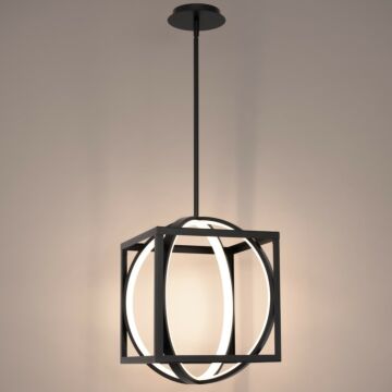 Geometrix LED Pendant in Black by W.A.C. Lighting