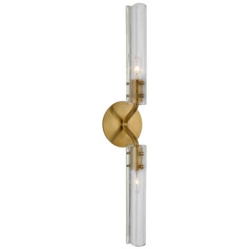 Casoria LED Wall Sconce in Hand-Rubbed Antique Brass by Visual Comfort Signature