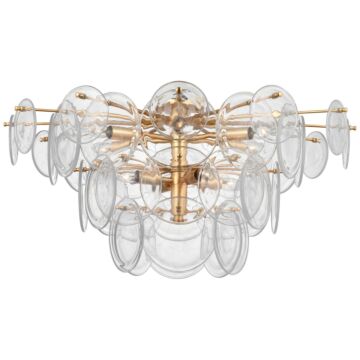 Loire LED Flush Mount in Gild by Visual Comfort Signature