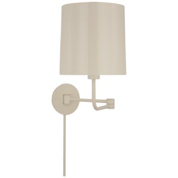Go Lightly LED Swing Arm Wall Light in China White by Visual Comfort Signature