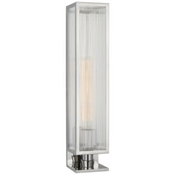 York LED Wall Sconce in Polished Nickel by Visual Comfort Signature