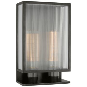 York LED Outdoor Wall Sconce in Bronze by Visual Comfort Signature