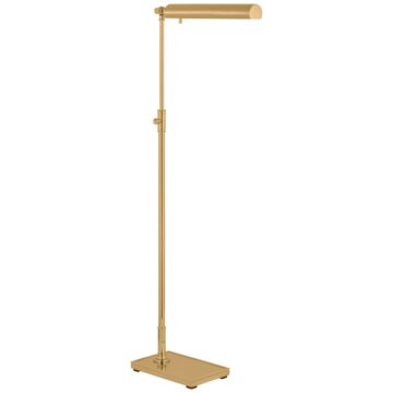 Lawton LED Floor Lamp in Antique-Burnished Brass by Visual Comfort Signature
