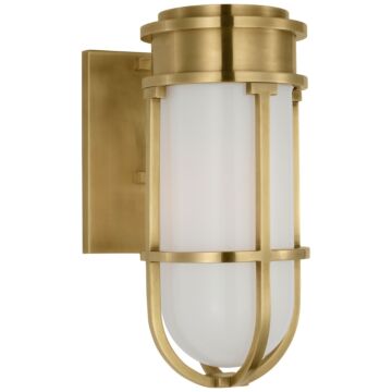 Gracie LED Wall Sconce in Antique-Burnished Brass by Visual Comfort Signature