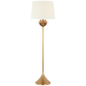 Alberto  Floor Lamp in Antique-Burnished Brass by Visual Comfort Signature