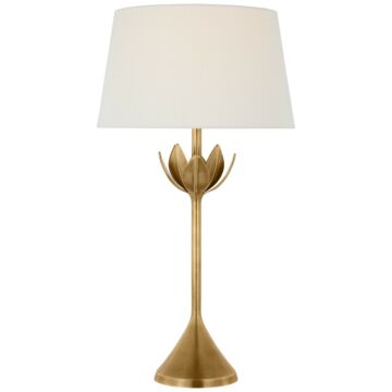 Alberto  Table Lamp in Antique-Burnished Brass by Visual Comfort Signature