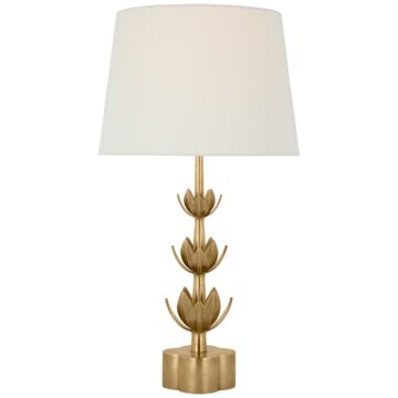 Alberto  Table Lamp in Antique-Burnished Brass by Visual Comfort Signature