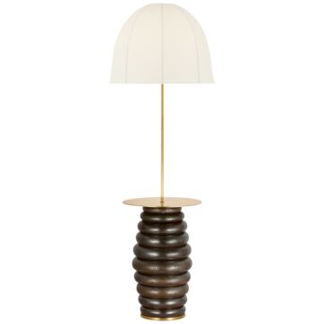 Phoebe LED Floor Lamp in Crystal Bronze by Visual Comfort Signature