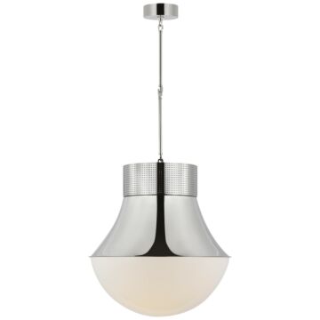 Precision LED Pendant in Polished Nickel by Visual Comfort Signature