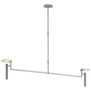 Melange LED Chandelier in Polished Nickel by Visual Comfort Signature
