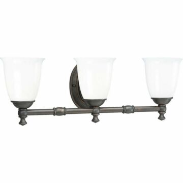 Victorian 3-Light Bathroom Vanity Light in Venetian Bronze