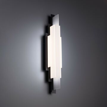 Nouveau LED Wall Sconce in Black by W.A.C. Lighting