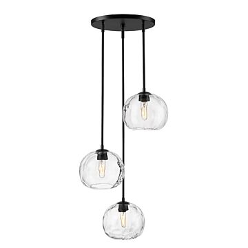 Chloe  Chandelier in Matte Black by Z-Lite