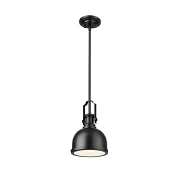 Melange  Pendant in Matte Black by Z-Lite