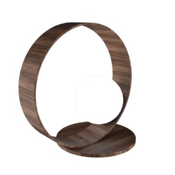 Sfera 1-Light Table Lamp in American Walnut