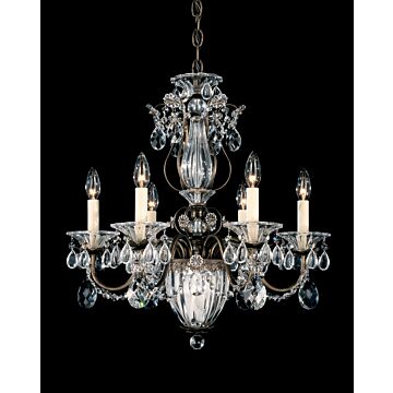 Bagatelle Seven Light Chandelier in Heirloom Gold by Schonbek